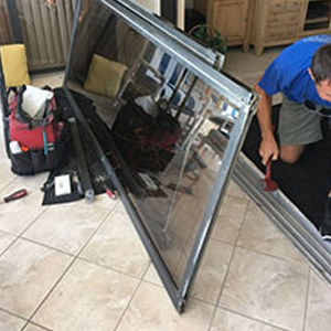 sliding glass door frame repair Brent